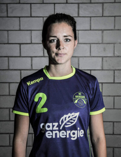 Portraits der Handballerinnen des HC Bruggen im September 2019.