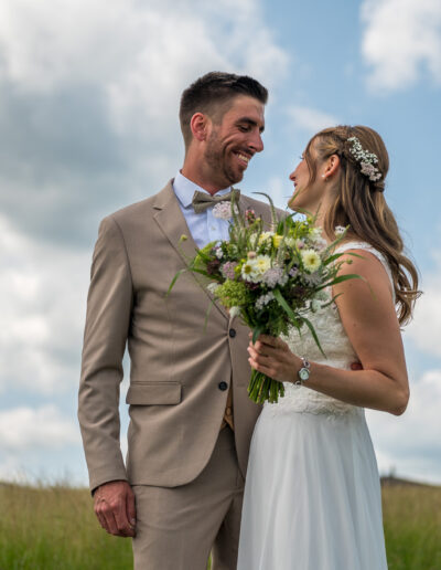 Hochzeit von Melanie und Marco im Juli 2023.